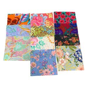 24 Precut 5" Cotton Fabric Squares Quilting Floral Prints Craft Sewing Material